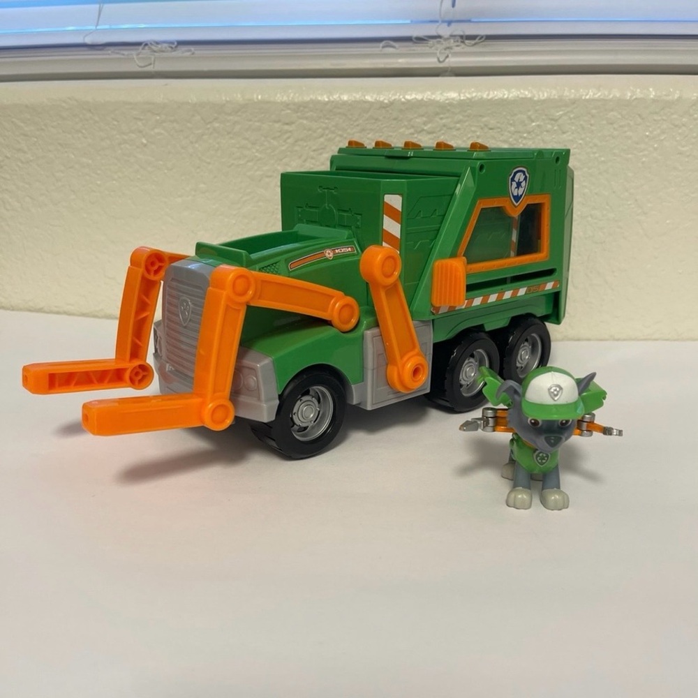 Paw Patrol Rocky's Green and Orange Recycling Truck